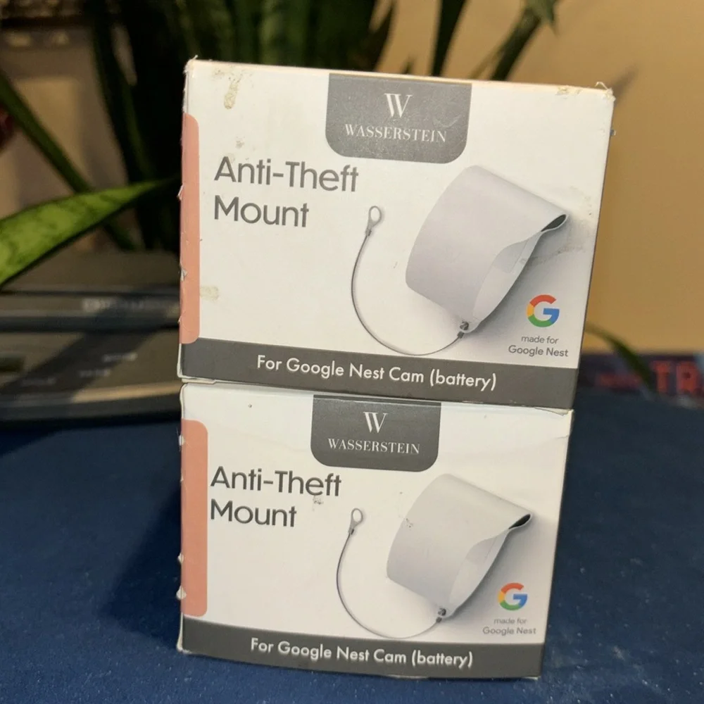 Wasserstein Anti-Theft Mount for Google Nest Cam Outdoor or Indoor 2 pac…